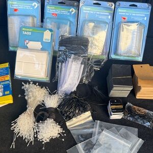 Price Tagging Supplies Tag Fasteners Jewelry cards